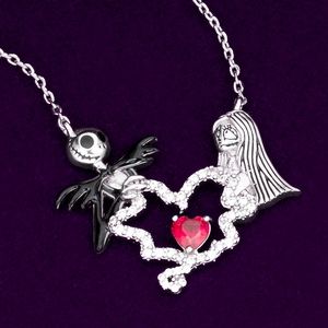 Disney Nightmare Before Christmas Jack and Sally Necklace, Charmed Aroma
